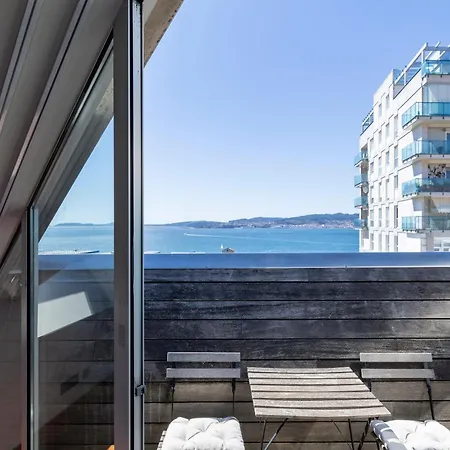 A Casa Rosa- ático En El Centro De * Vigo
