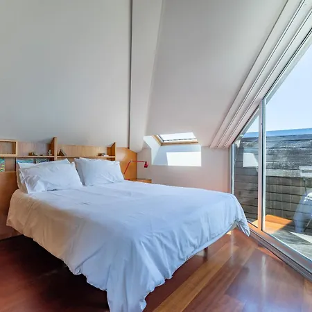 A Casa Rosa- ático En El Centro De Apartamento Vigo